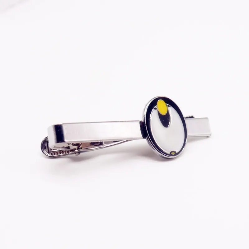 
Custom Logo Mens Security Silver Tie Clip 