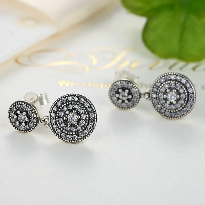 

latest fashion 925 sterling silver hanging stud earrings