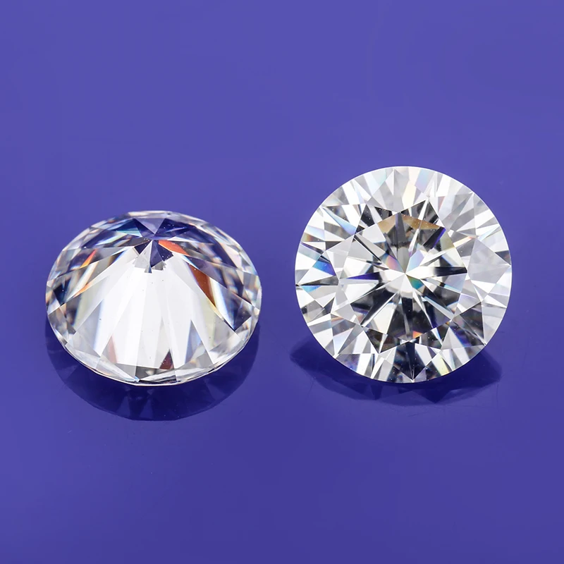 

5.0-15mm 0.5 carat to 10 carats G H color grade VVS clarity moissanite synthetic diamond