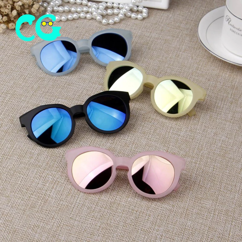 

2020 fashion brand kids sunglasses retro UV protection baby sun glasses girls boys glassesc Candy matte children's sunglasses, Custom colors