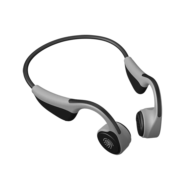 

2019 New Neckband Bone Conduction Sport Microphone Wireless 5.0 Headset Headphone Earphone, Gray/white/red/pink
