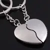 Promotion keyring manufacturers metal magnetic love you heart couple keychain for gifts wedding