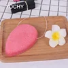 Professional Rose Red Color Water Drop Shape Facial Cleansing Konjac Sponge Conjac Sponge 100% Natural Konjac Makeup Sponge