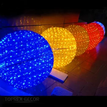 Multicolore Extérieur Suspendu Led Allumé Boule De Noël Buy Changement De Couleur Led Balleallumer Les Boules De Noëlsuspension Extérieure Led