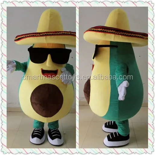 

Good vision avocado mascot costume EVA plush adult avocado costume