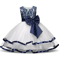 

HYC37 New Summer Girl Dresses For Girls Birthday Party Kids flower girl dresses wedding Pageant Ball Gown