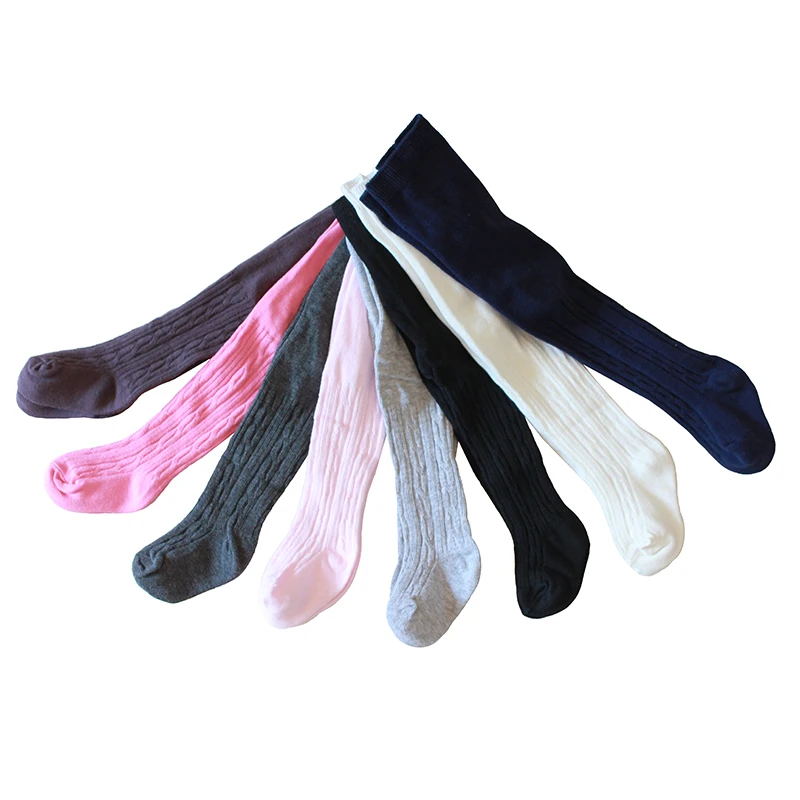 

Wholesale 100% Cotton Children Tights For Children, White khaki beige