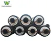 Thermal heat glass wool insulation pipe with steel jacked for plant steam pipeline system