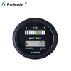 Runleader Battery Charge Discharge Indicator/Hour Meter Gauge For Electric Forklift Truck Golf Cart Scooter Car Tractor
