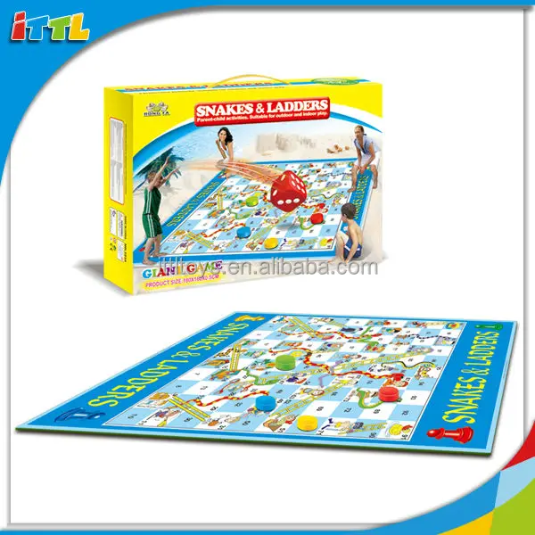 A644684 Snakes And Ladders Mat Set Outdoor Playing Mat Game