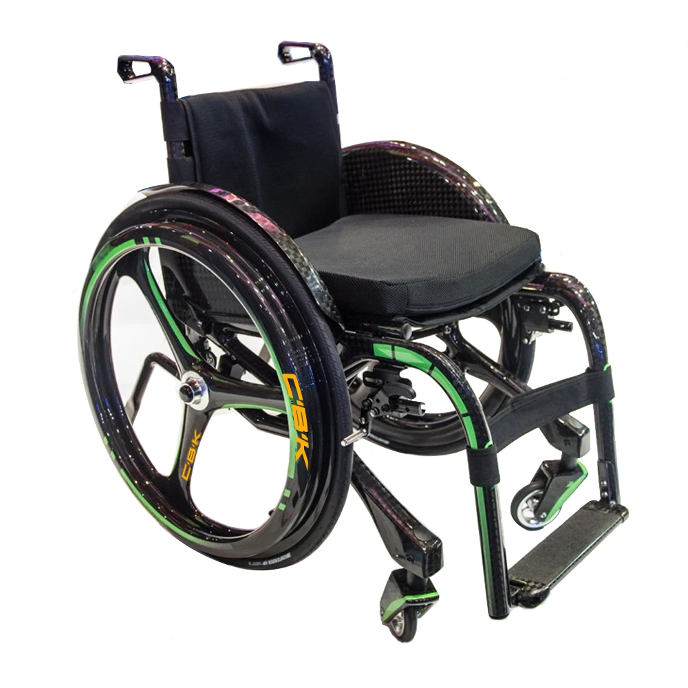 Cbk 24er Wheelchair Parts Remote Full Carbon Fiber Wheels For Folding
