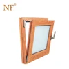 Classic pine wood oak coating aluminium windows tilt turn open