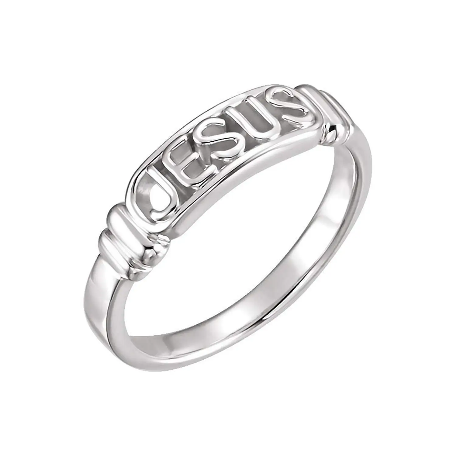 Bonyak Jewelry Sterling Silver Greek Key Ring Size 6