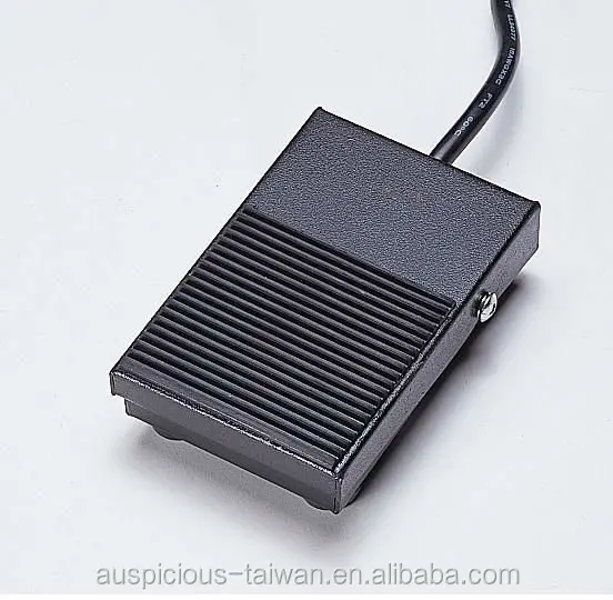 XURUI Momentary Foot Switch Pedal XF-1,Single Pedal SPDT No Plug 10A 250V 