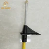Yellow Color Step In Fiberglass Fence Post With Metal Tip