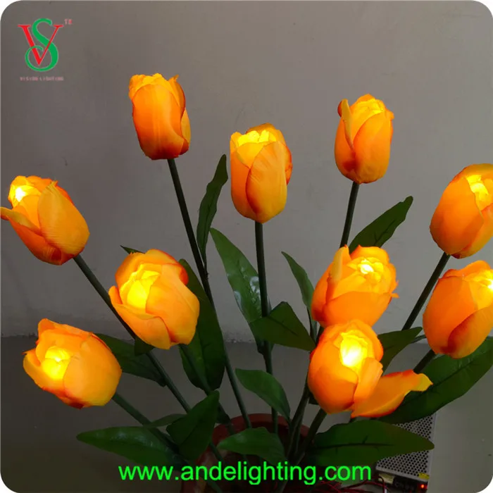 Hot Sale Led 24v Solar Patio Tulip Lights For Garden Decoration Buy