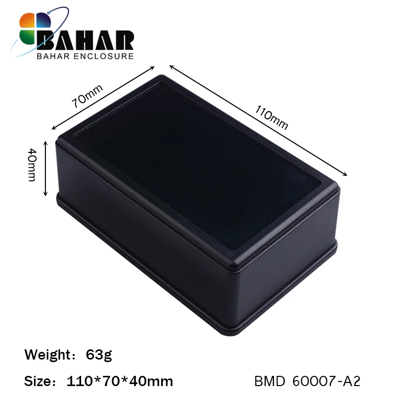 Gray and white ABS plastic desktop enclosure with high quality