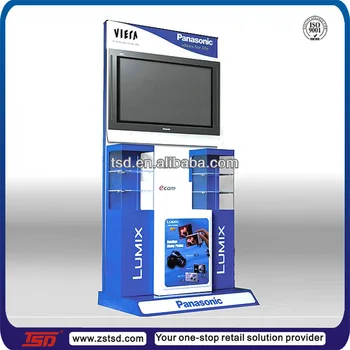 Tsd-w104 Retail Display Rack For Tv /tv Set Mdf Wooden Display Rack ...