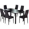 china dining room furniture vendor wholesale cheap french 8 seater or 12 seater modern glass dining table designs
