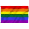new products custom printed 3x5 polyester outdoor flying gay pride lgbt rainbow flag banner