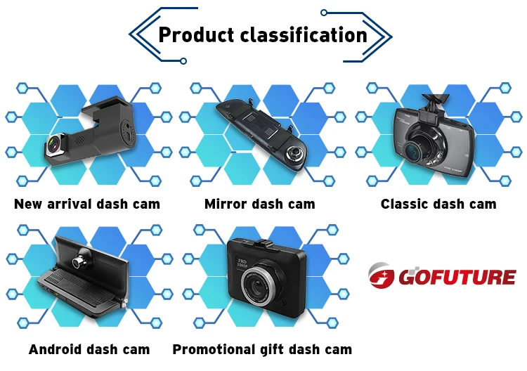 Front and back dash cam car display camera android dvr reverse mirror wireless
