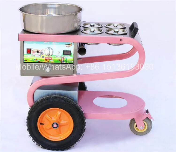 Small Moving Cotton Candy Kiosk Cart Buy Cotton Candy Kiosk,Cotton
