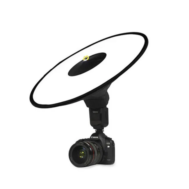 
Top Deals Photography Folding Round 45cm Round Flash Diffuser Softbox for Speedlite 