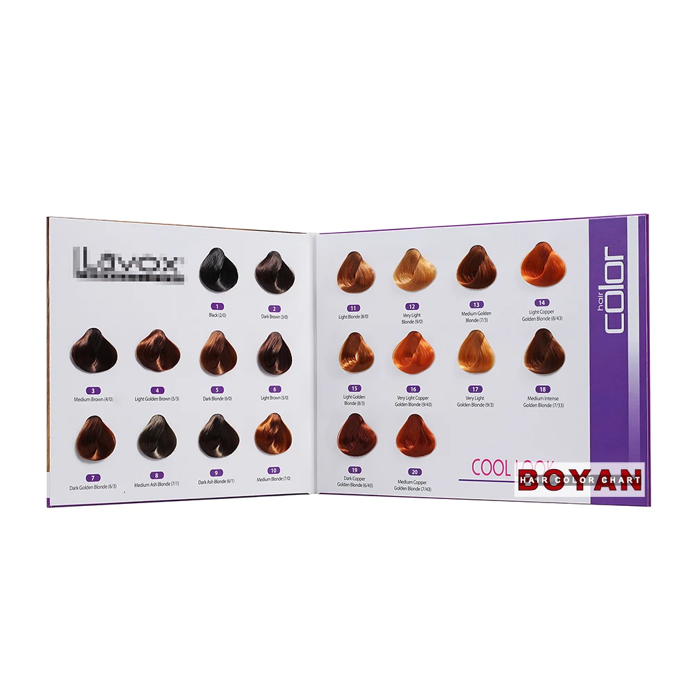 Ice Cream Hair Color Chart Tintes Para Cabello Hair Colour Book Buy