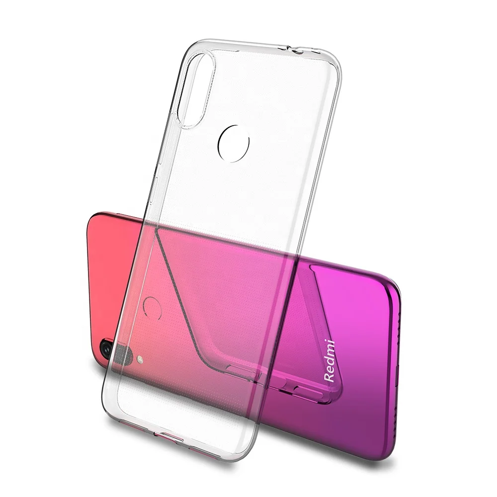 

Factory Supplier Wholesale Ultra Thin Soft TPU Cell Phone case For Xiaomi Redmi Note 7 Phone case