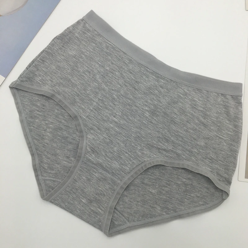 

2018 super hot selling fat women high waist best lenzing modal panty, 10 colors as photo