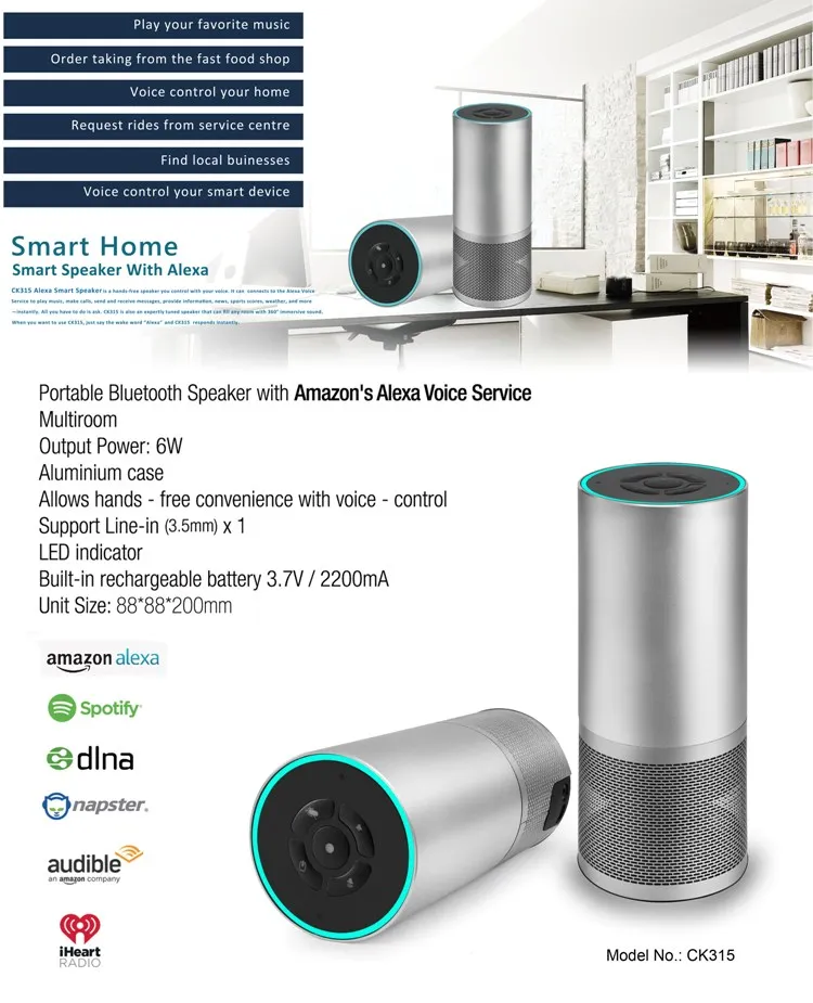 New arrival speaker factory Smart home controller powered speaker