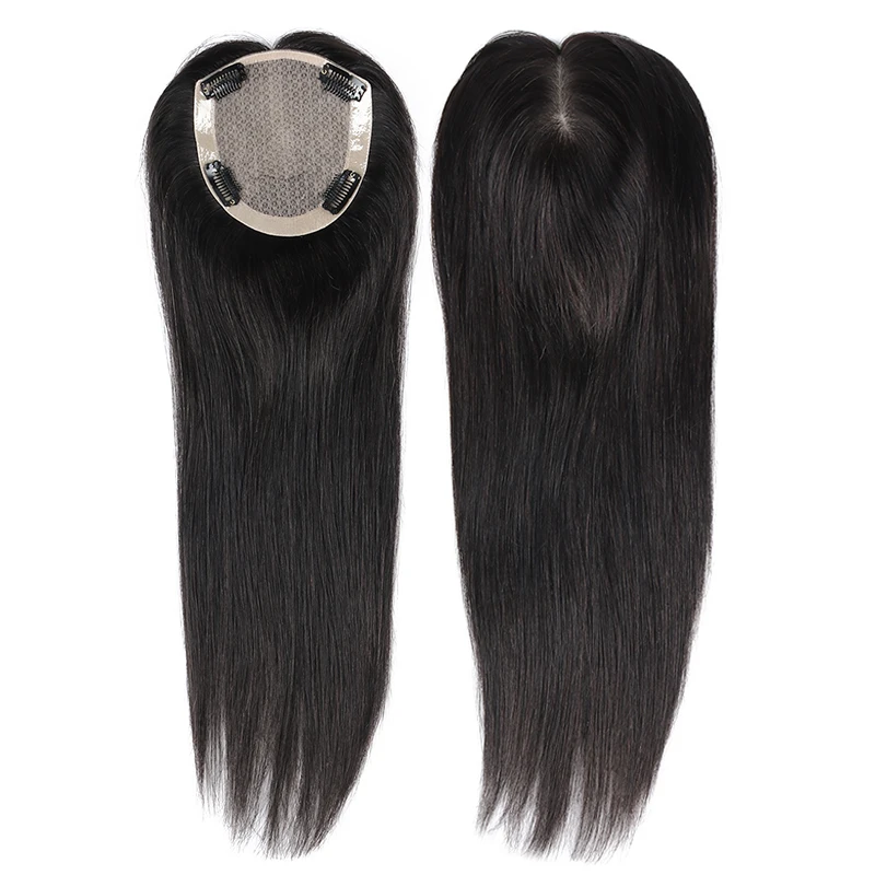 

Cheap 100% indian remy hair super thin skin toupee top quality asian women toupee, Natural color #1b;can be dyed and colored