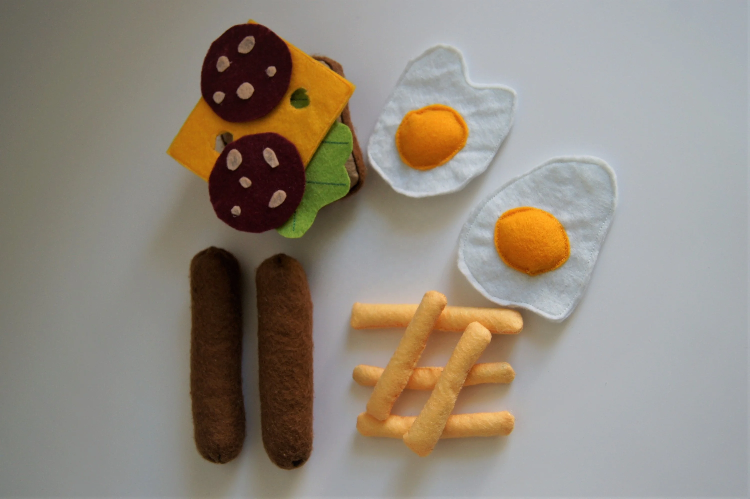 Fun Felt Play Food Toys Felt Breakfast Set For Kids Buy Felt
