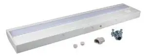 American Lighting ALC-18-WH LED Complete Under Cabinet Light, 6-Watt, 120-Volt Dimmable Warm White, 18-Inch, White by American Lighting