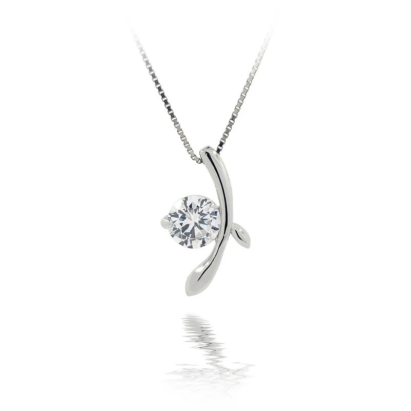 

Women Necklaces Pendants CZ Stones 925 Sterling Silver Jewelry Necklace
