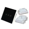 Luxury Wall Switch 3 Gang 3 Way wireless touch screen light control switch