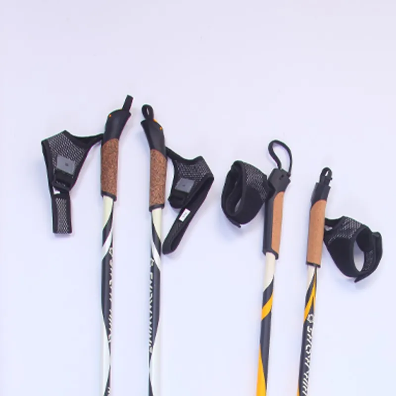 XC-09 Professional Carbon Cross Country Ski Poles 130-175cm Adjustable Light Blue