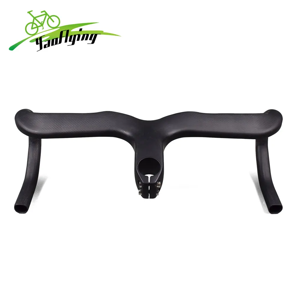 

Bike Carbon integrated handlebar with stem racing road bike carbon bar, All colors available