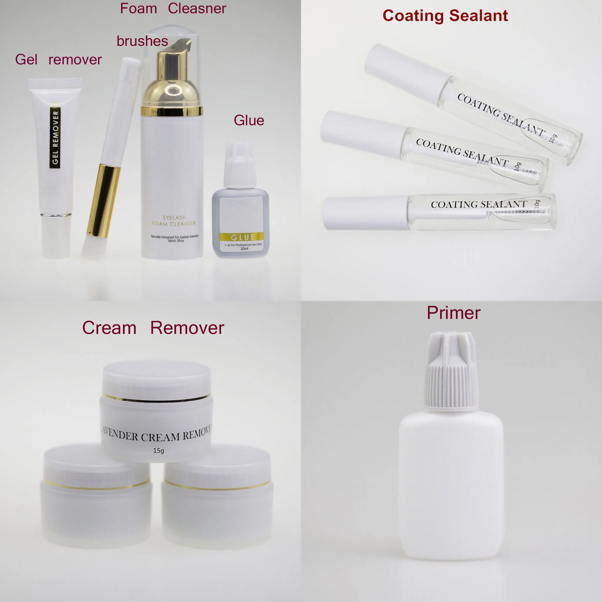 
10ML Private Label Korean Material After Care Eyelash Extension Coating Sealant 