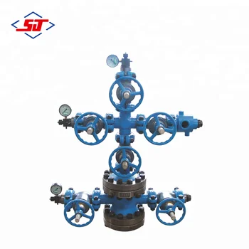 API 6A oil gas production christmas tree and wellhead