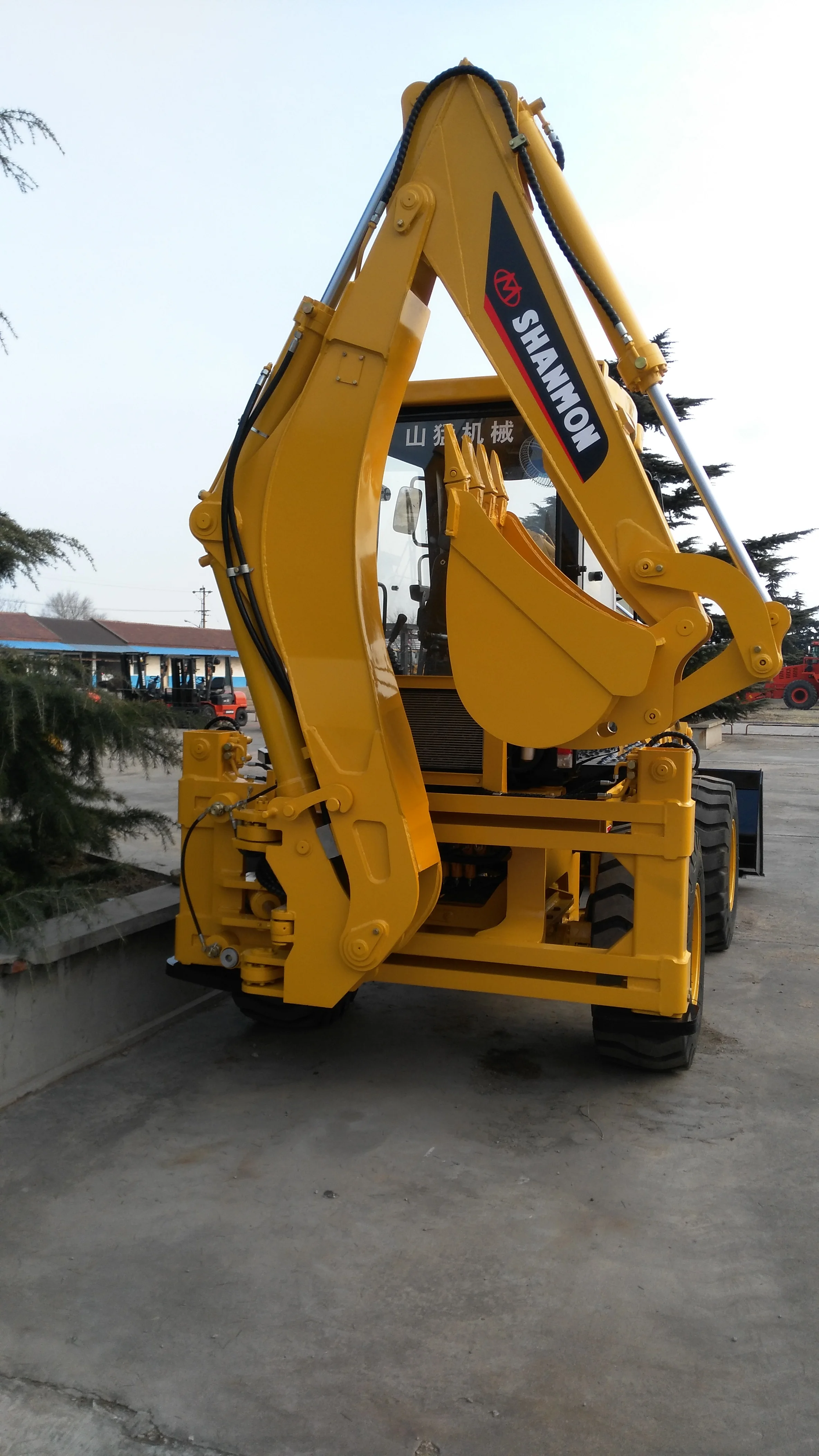 
Compact Backhoe Loader WZ30-25 2.5Ton Wheel Digger Excavator 
