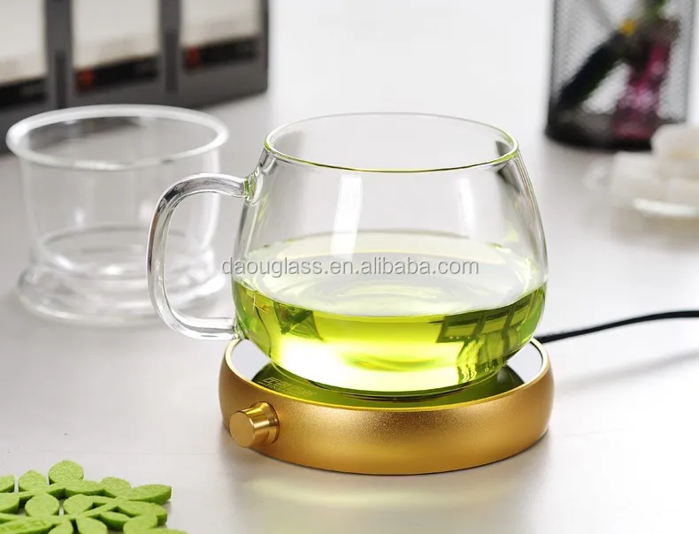 
hand made mouth blown heat resistant borosilicate glass tea filter cup,tea cup with filter ,nescafe glass cups , 