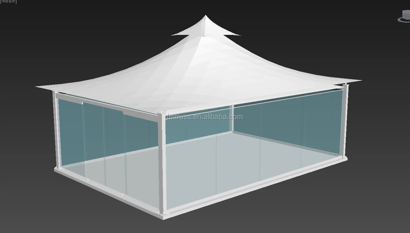 membrane structure tent for hotel