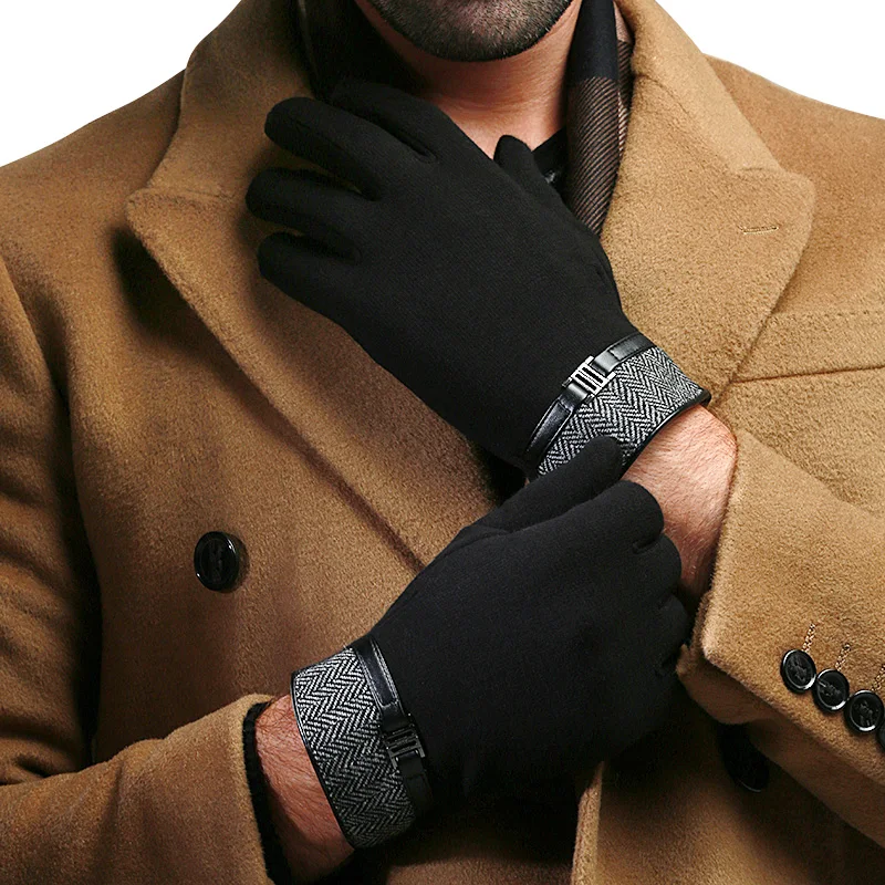 

Wholesale male riding bicycle touch screen warm winter fashion gloves man