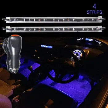 Purple Low Profile 36 Led 4pc Accent Light Kit For Car Interior Truck Bed Trunk Buy Led Neon Accent Light Neon Accent Light Kit Car Interior Accent