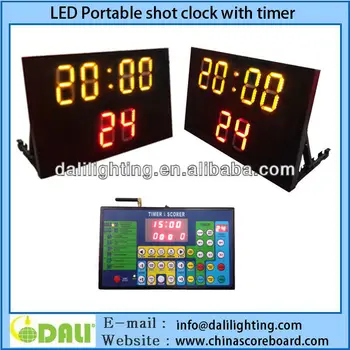 Portable Digital Basketball Shot Clock And Scoreboard - Buy Digital