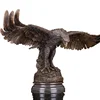 outdoor or home decoration life size eagle bronze statue for sale
