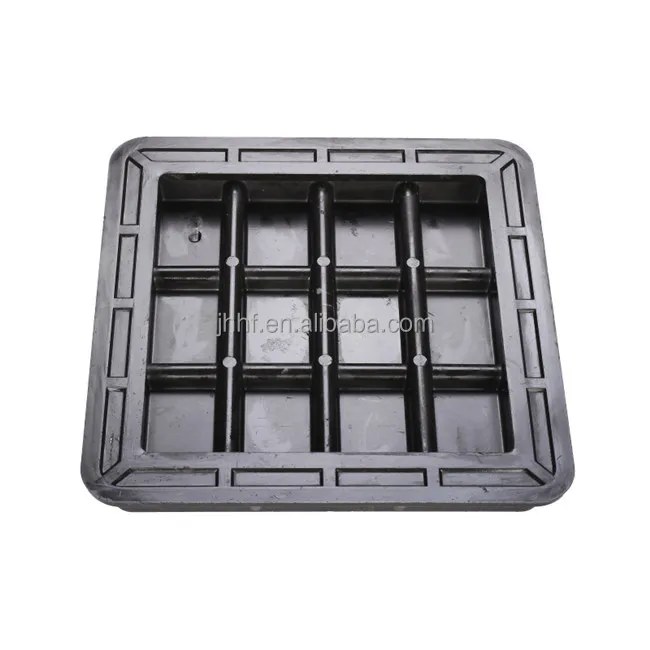 
Square 300*300 DMC fiberglass plastic manhole cover with great price 