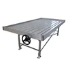 Greenhouse ebb and flow flood tray and drain table