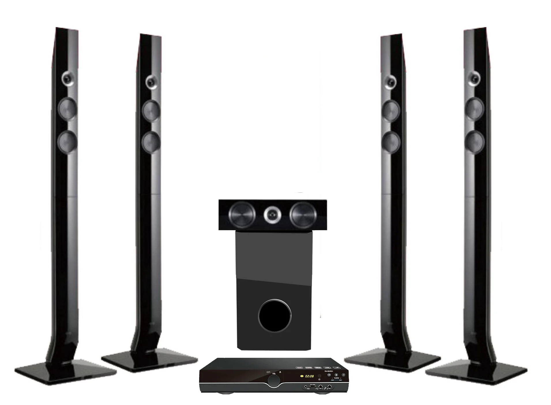 5.1 Channel Home Theater Sound Asytem Big Brand Style Buy Tower